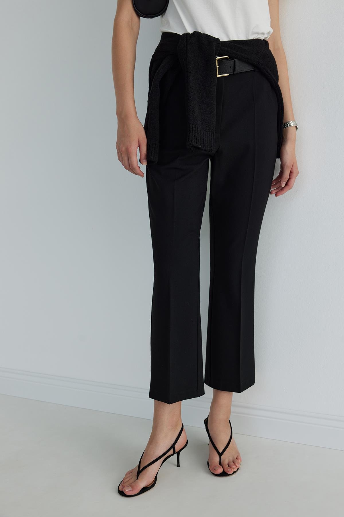Ankle Flare Trousers