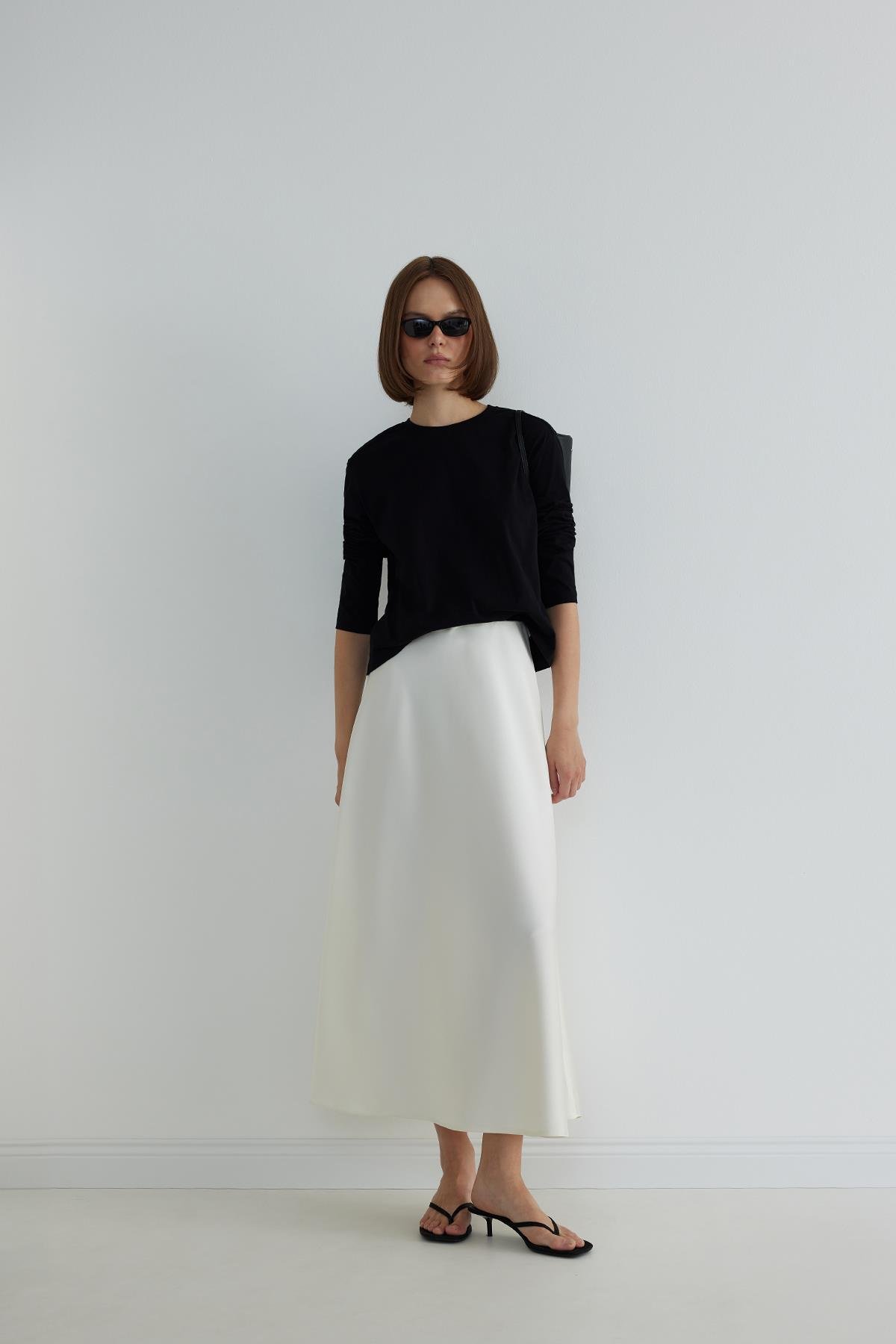 Siyah Forever Uzun Kollu Tişört