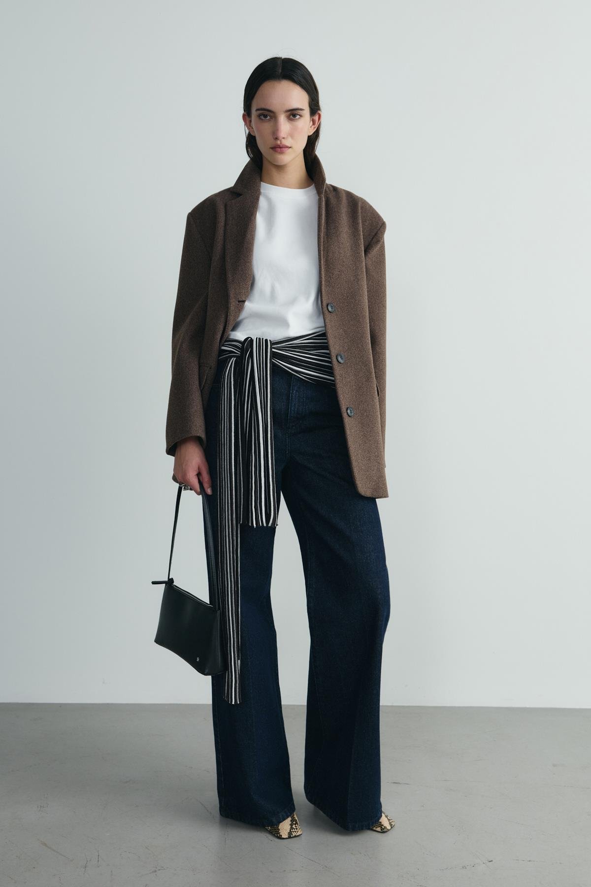 Siyah Ivy Deri Çanta