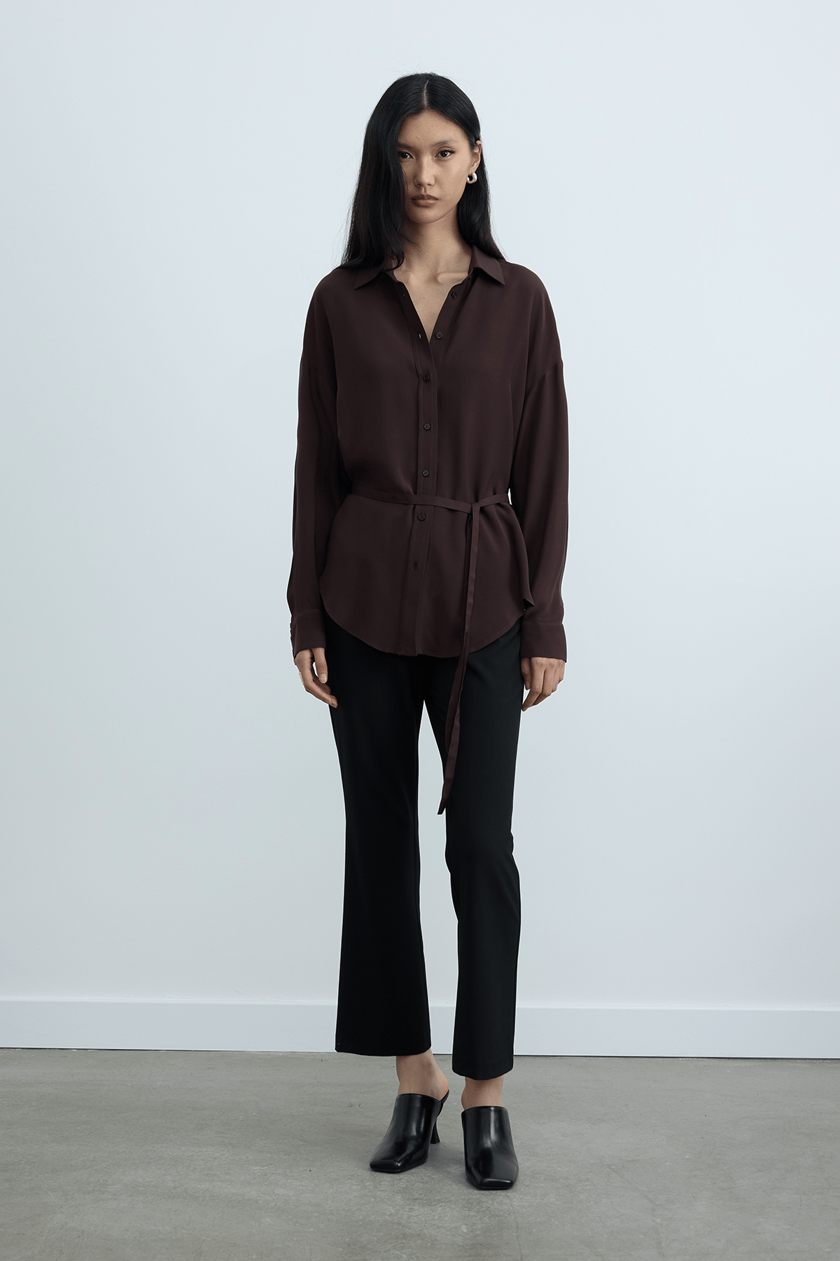 Siyah Janet Flare Pantolon