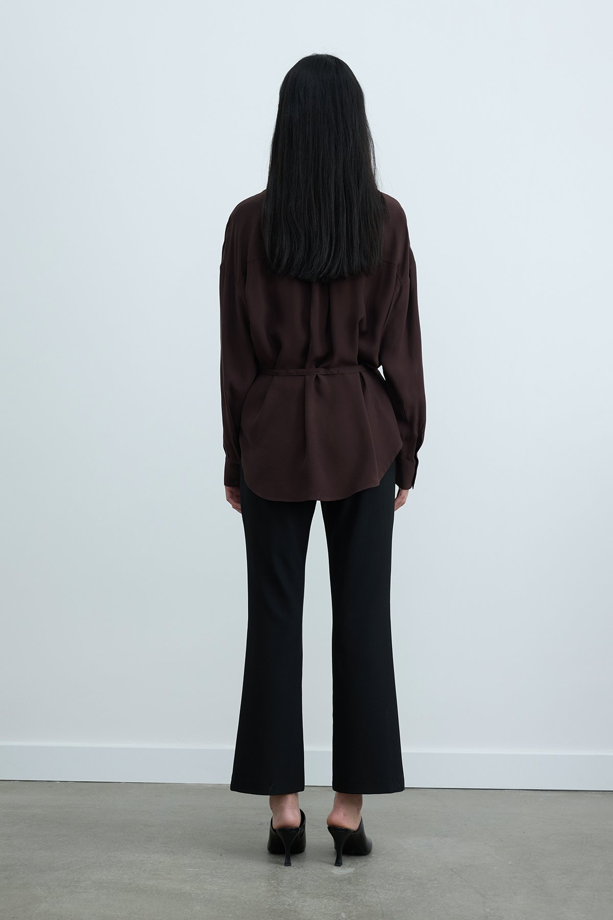 Siyah Janet Flare Pantolon