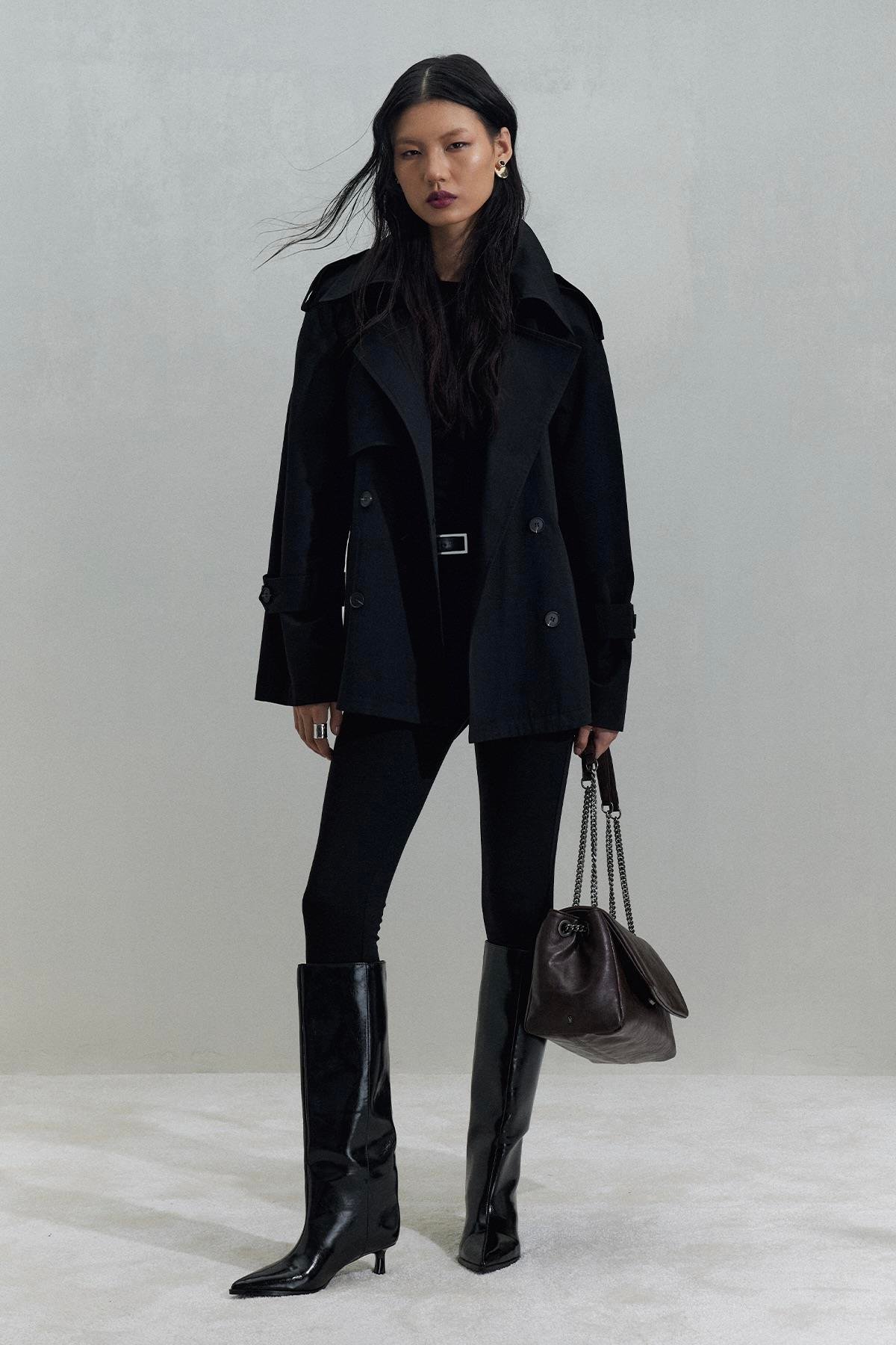 Jasmin Short Trench Coat