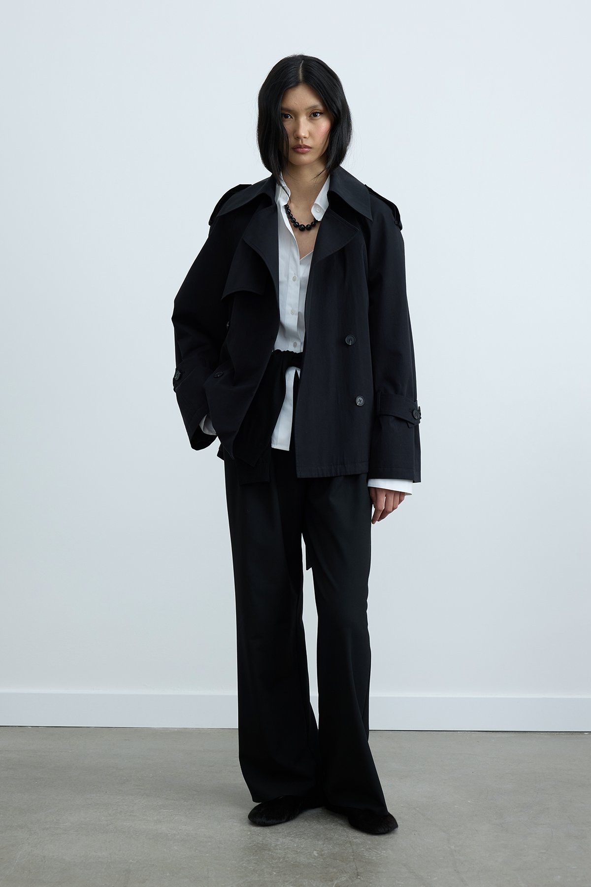 Jasmin Short Trench Coat