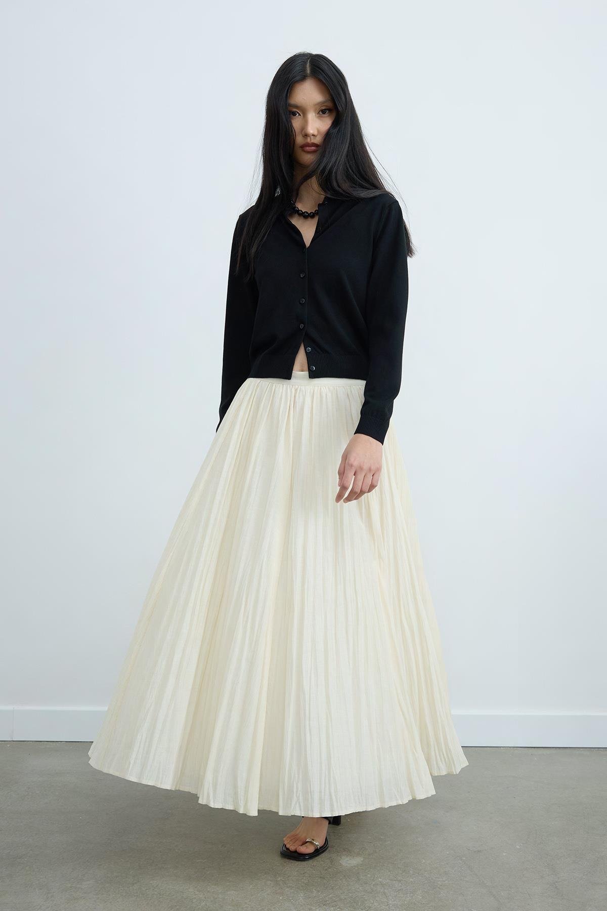 Siyah Lea Triko Hırka