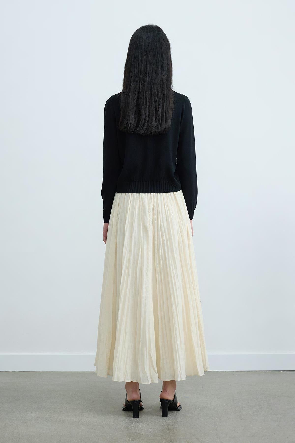 Siyah Lea Triko Hırka