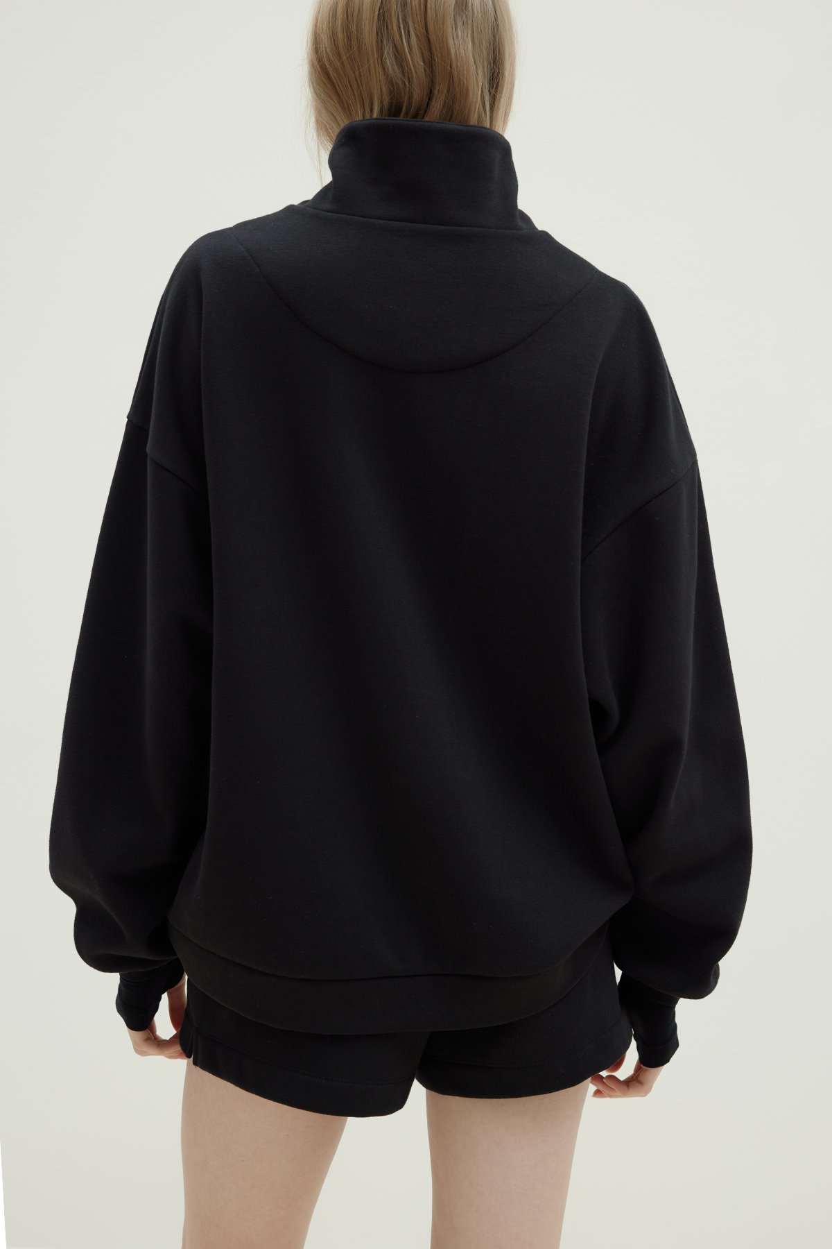 Siyah Low Oversize Sweat