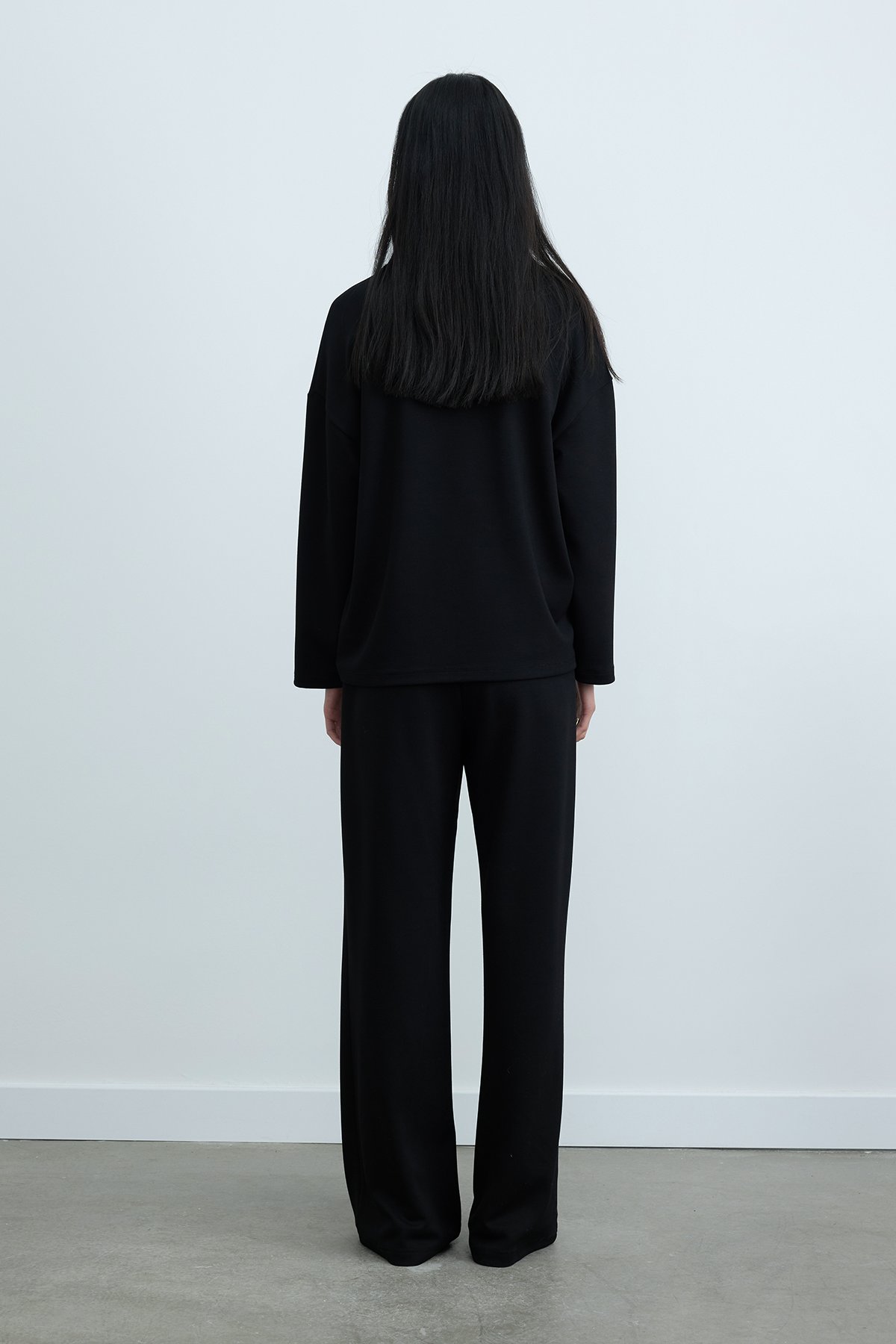 Siyah Luna Oversize Tişört