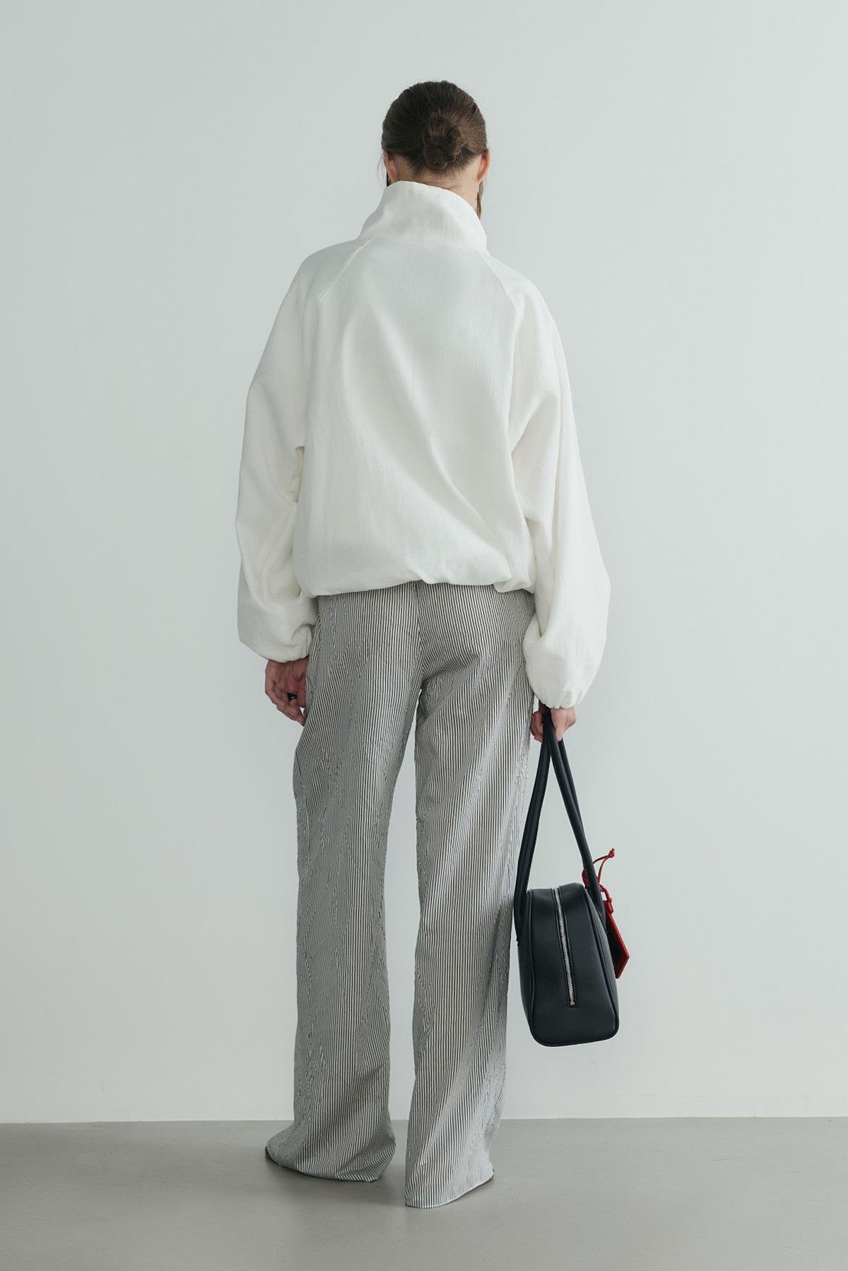 Siyah Marlin Çizgili Pantolon