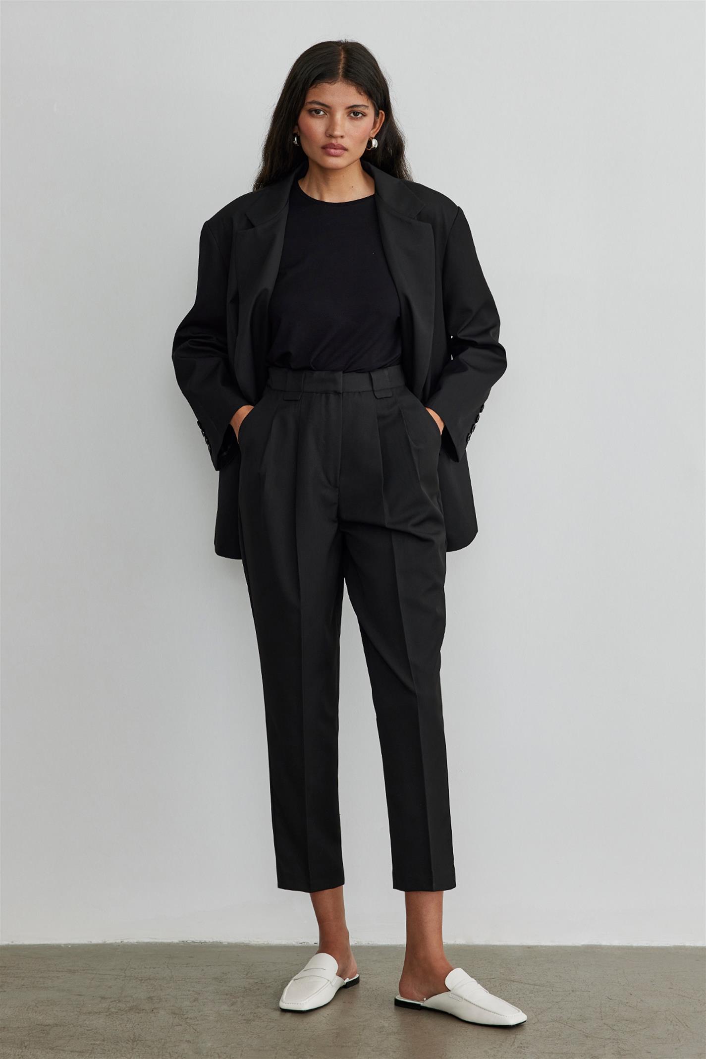 Black Masculine Blazer Jacket