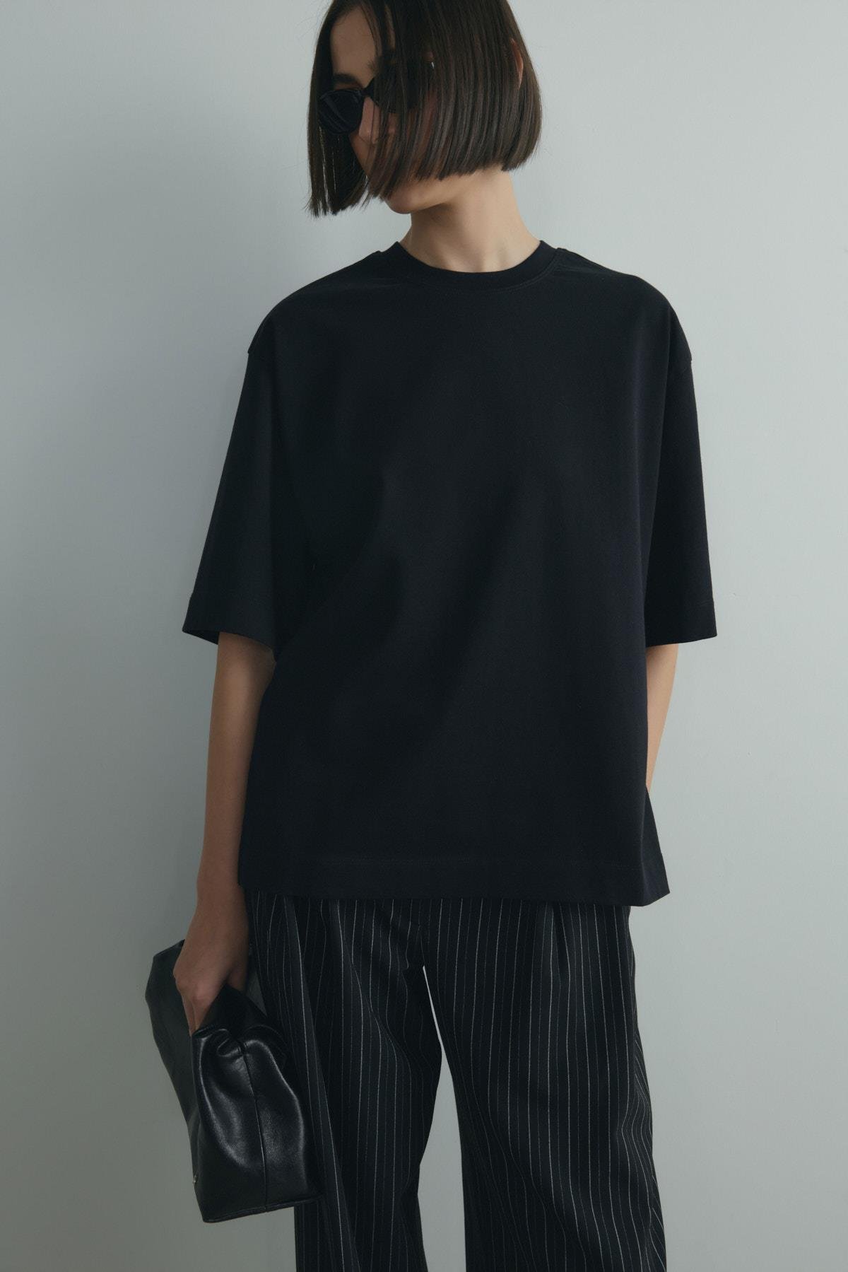 Siyah Nox Oversize Tişört