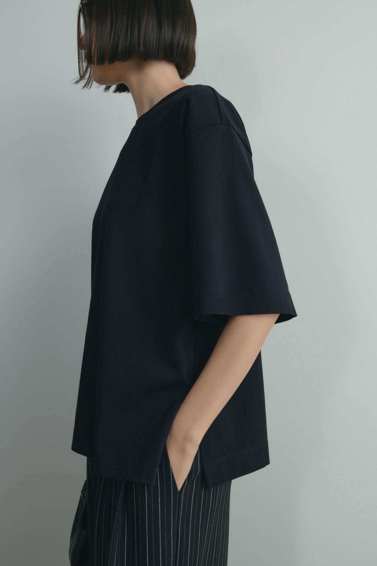 Siyah Nox Oversize Tişört