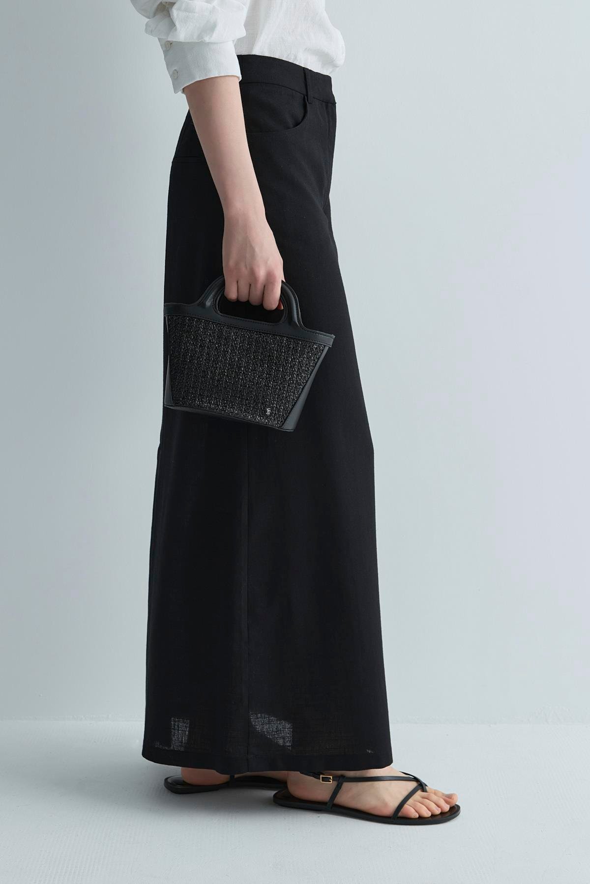 Siyah Ravi Örgü Çanta