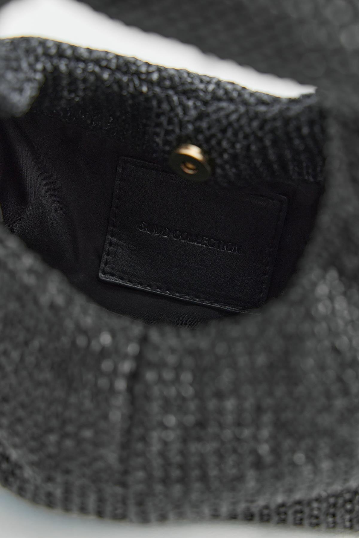 Siyah Roen Hasır Çanta