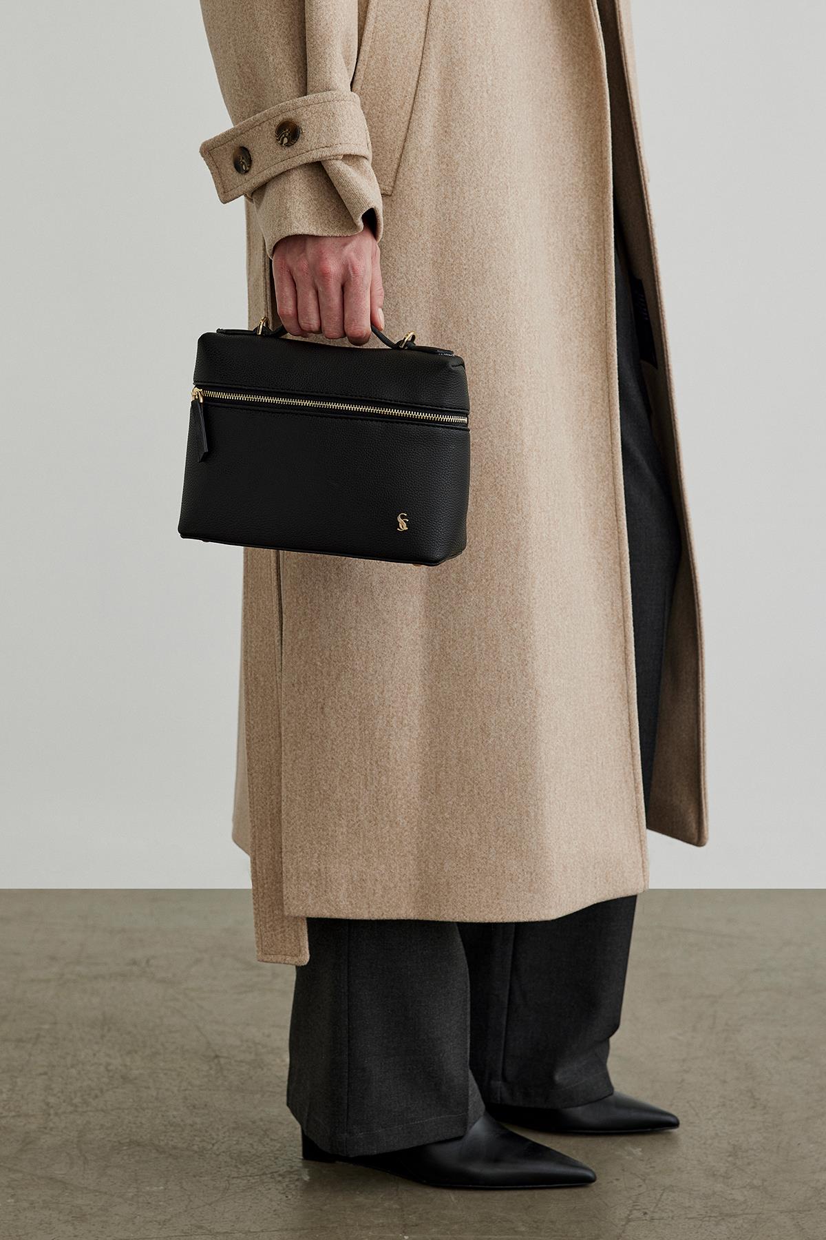 Siyah Sallie Deri Bag