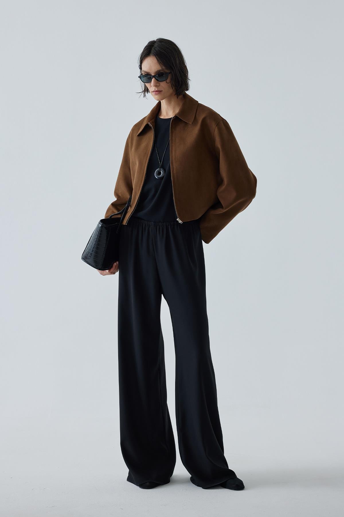 Sütlü Kahve Gabriel Süet Ceket