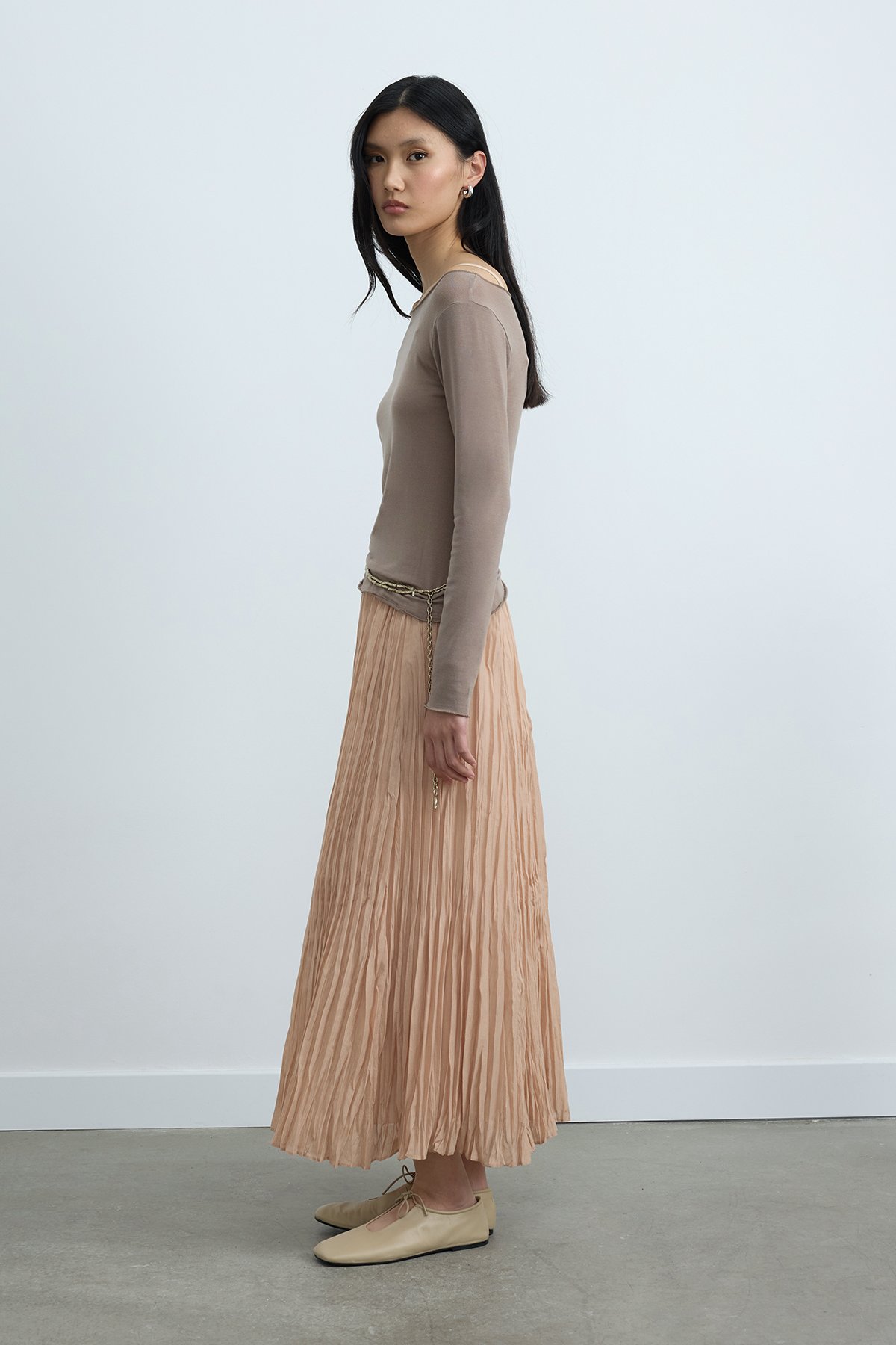 Sütlü Kahve Lindy Bluz