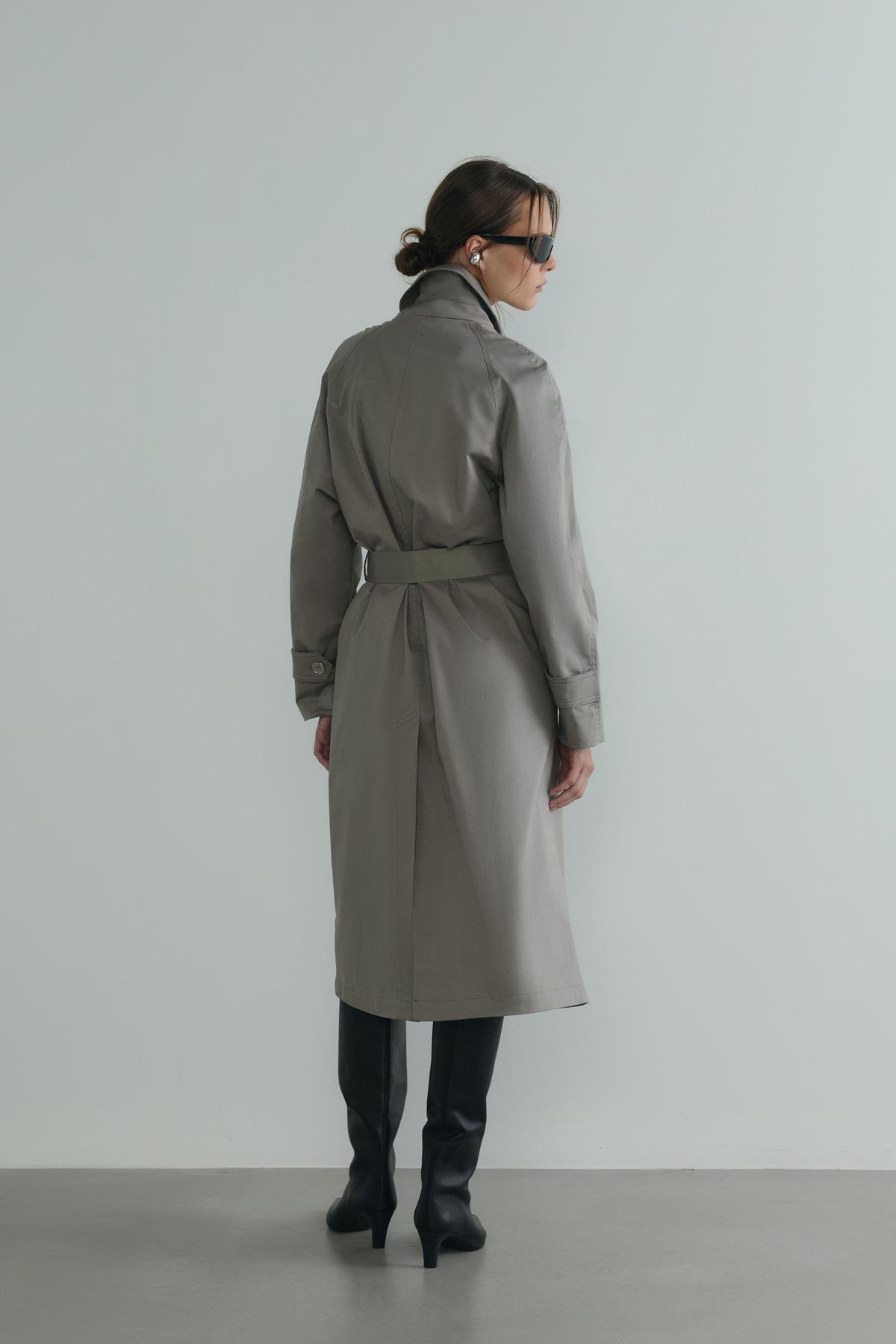 Taş Rue Gömlek Yaka Trençkot