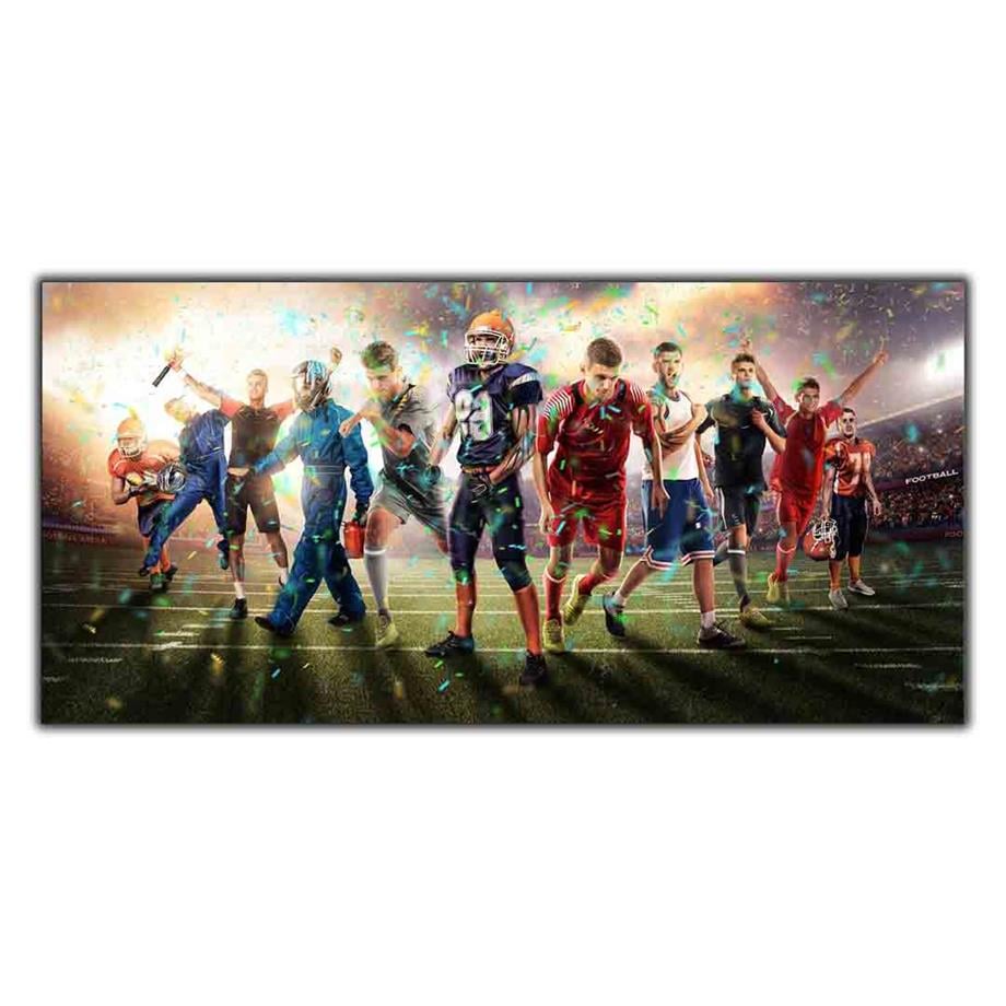AMERİKAN FUTBOLU TAKIMI KANVAS TABLO ürününe, KANVAS TABLOLAR kategorisinden hemen satın alabilirsiniz.