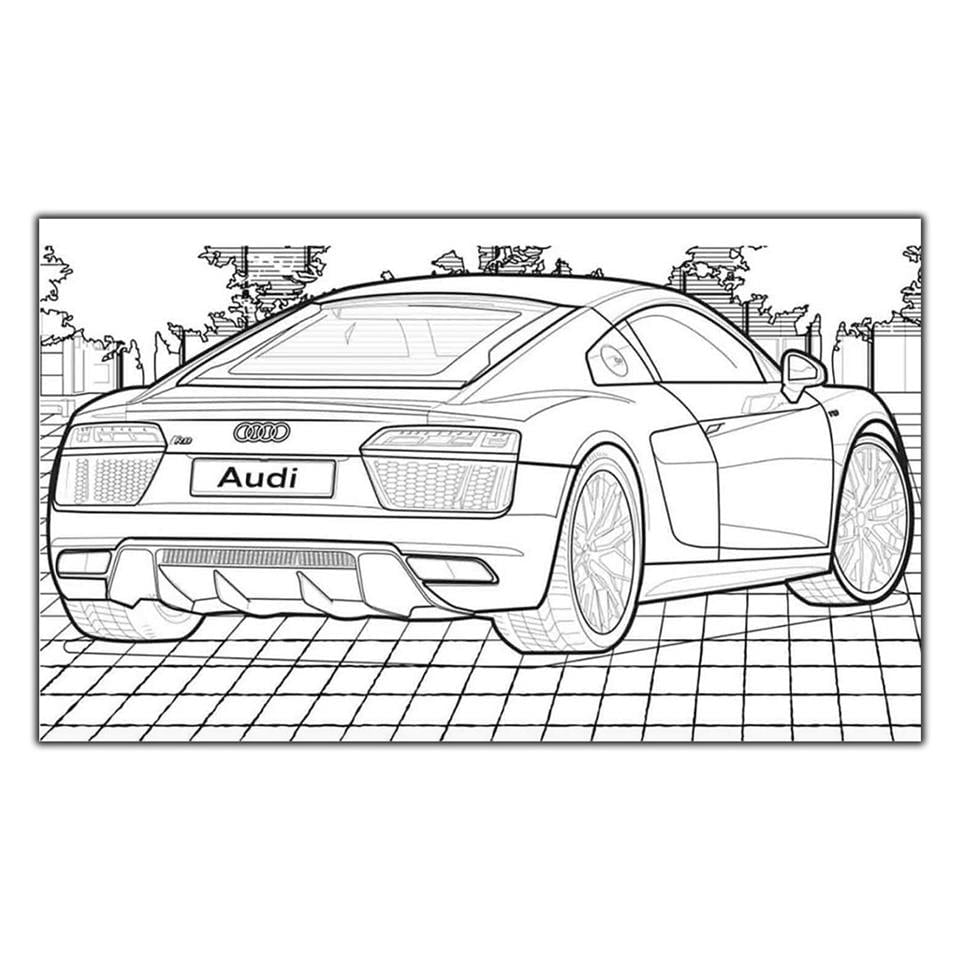 AUDI ARABA BOYAMA TABLOSU KANVAS TABLO ürününe, BOYAMA TABLOLARI kategorisinden hemen satın alabilirsiniz.