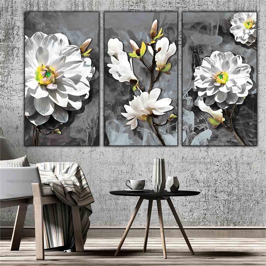 ÇİÇEK TABLO ÜÇLÜ SET KANVAS TABLO ürününe, KANVAS TABLOLAR kategorisinden hemen satın alabilirsiniz.