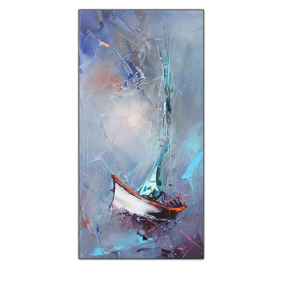 DALGALI DENİZDE SANDAL YAĞLI BOYA DOKULU TABLO ürününe, YAĞLI BOYA DOKULU TABLOLAR kategorisinden hemen satın alabilirsiniz.