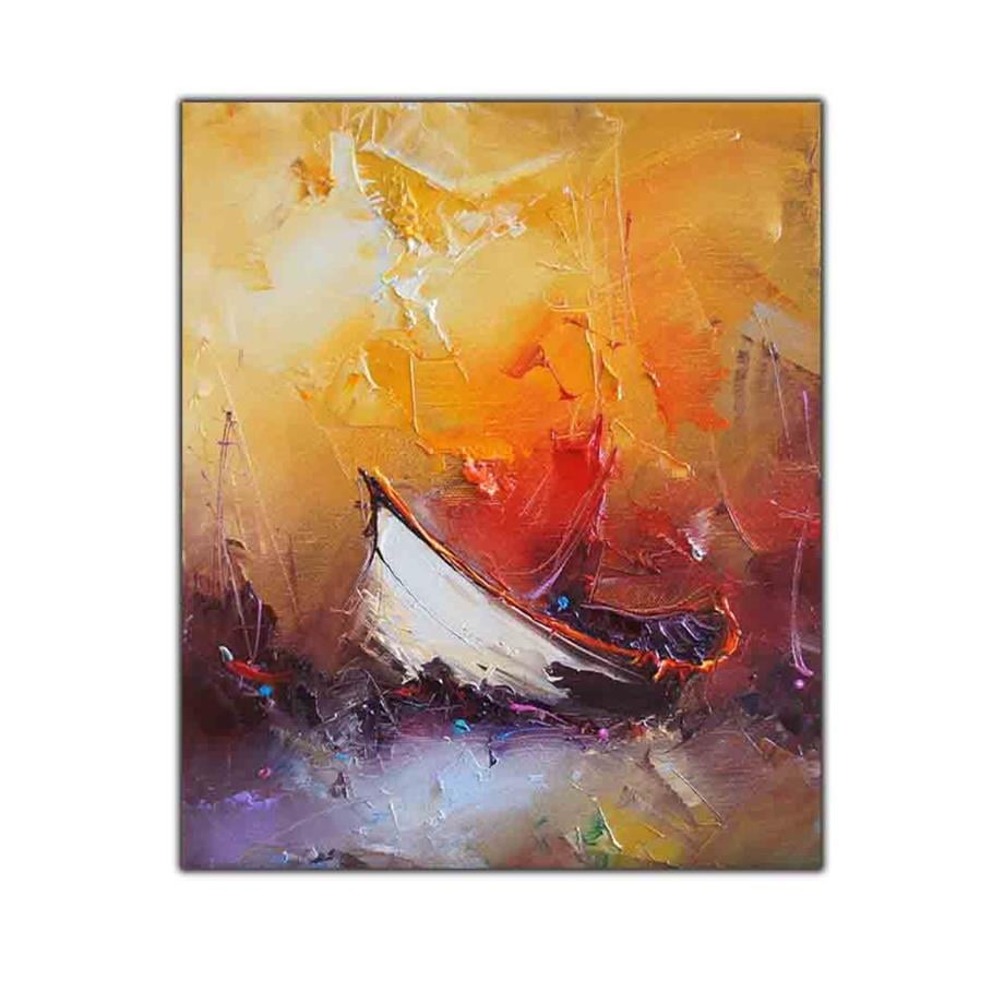 DALGALI DENİZDE SANDAL YAĞLI BOYA DOKULU TABLO ürününe, YAĞLI BOYA DOKULU TABLOLAR kategorisinden hemen satın alabilirsiniz.