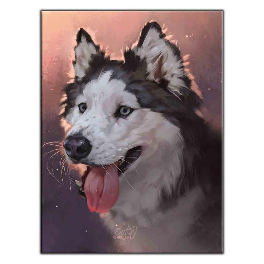 DİLİ DIŞARDA HUSKY KÖPEK KANVAS TABLO ürününe, KANVAS TABLOLAR kategorisinden hemen satın alabilirsiniz.