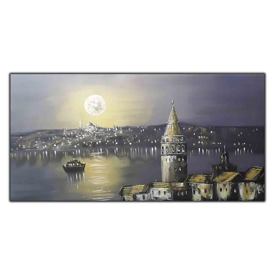 GECE AYDINLIĞI GALATA KULESİ ORİJİNAL YAĞLI BOYA TABLO ürününe, ORİJİNAL YAĞLI BOYA TABLOLAR kategorisinden hemen satın alabilirsiniz.