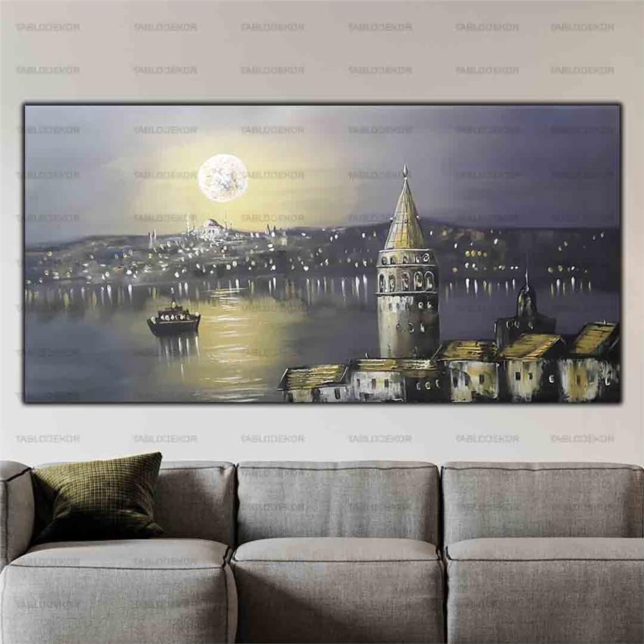GECE AYDINLIĞI GALATA KULESİ ORİJİNAL YAĞLI BOYA TABLO ürününe, ORİJİNAL YAĞLI BOYA TABLOLAR kategorisinden hemen satın alabilirsiniz.