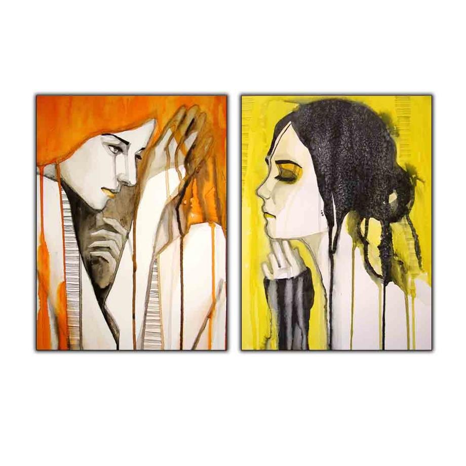 GÜZEL KADIN İKİLİ SET KANVAS TABLO ürününe, KANVAS TABLOLAR kategorisinden hemen satın alabilirsiniz.