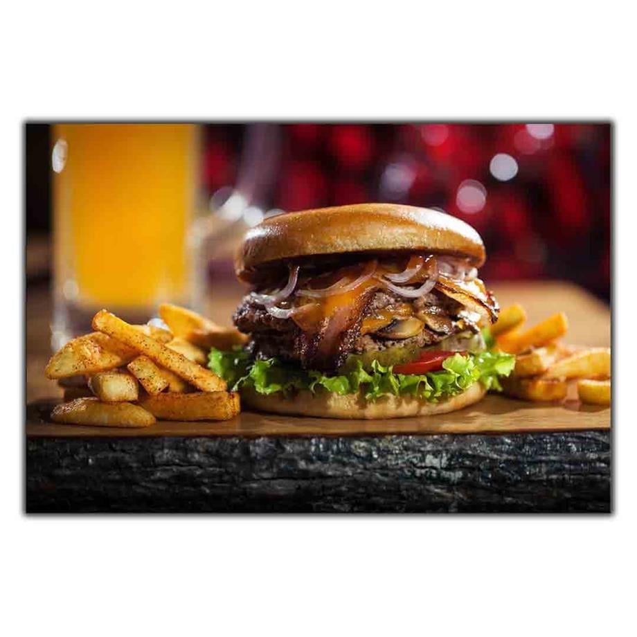HAMBURGER MENÜ KANVAS TABLO ürününe, KANVAS TABLOLAR kategorisinden hemen satın alabilirsiniz.