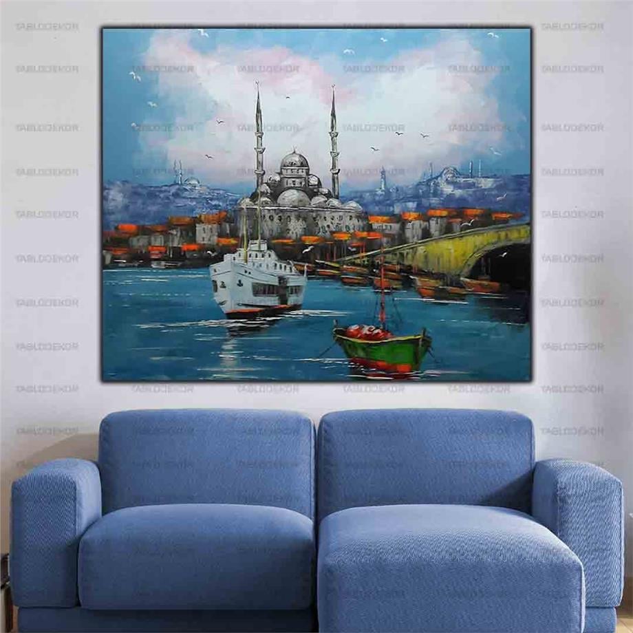 İSTANBUL VE GEMİ ORİJİNAL YAĞLI BOYA TABLO ürününe, ORİJİNAL YAĞLI BOYA TABLOLAR kategorisinden hemen satın alabilirsiniz.