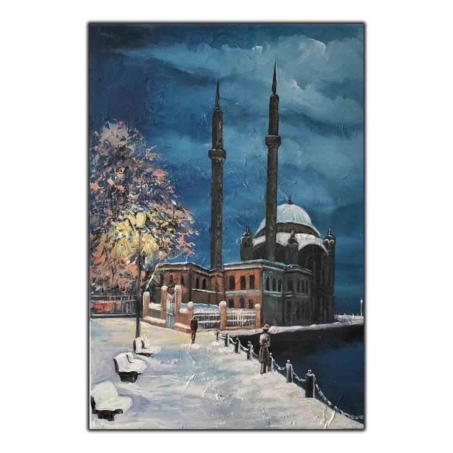 KAR VE KIŞ MANZARALI ORTAKÖY CAMİİ ORİJİNAL YAĞLI BOYA TABLO ürününe, ORİJİNAL YAĞLI BOYA TABLOLAR kategorisinden hemen satın alabilirsiniz.
