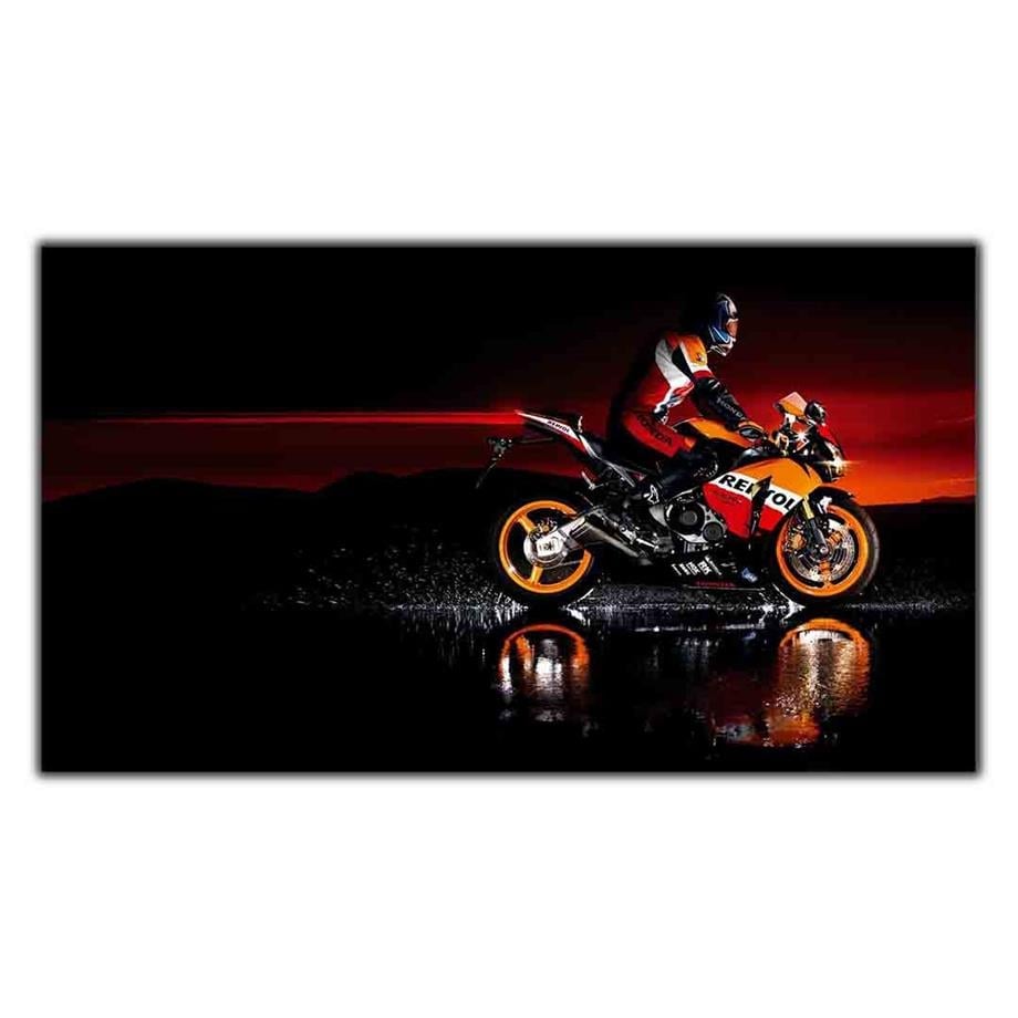 KIRMIZI TURUNCU HONDA MOTOSİKLET KANVAS TABLO ürününe, KANVAS TABLOLAR kategorisinden hemen satın alabilirsiniz.