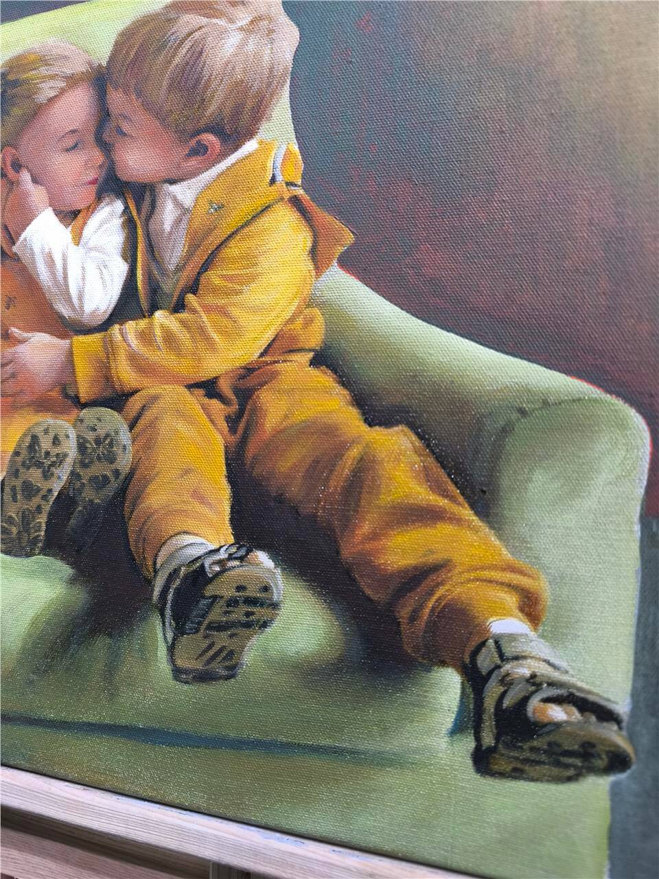 Kişiye Özel Kardeşler Yağlı Boya Tablo, Özel Günler için Sevdiğiniz Kişilere Yağlı Boya Tablo Yaptırın ürününe, KİŞİYE ÖZEL YAĞLI BOYA TABLO kategorisinden hemen satın alabilirsiniz.