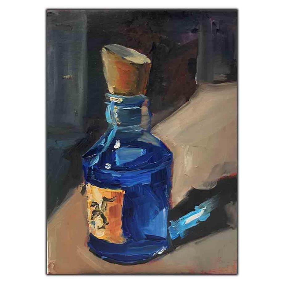 MAVİ CAM ŞİŞE YAĞLI BOYA DOKULU TABLO ürününe, YAĞLI BOYA DOKULU TABLOLAR kategorisinden hemen satın alabilirsiniz.