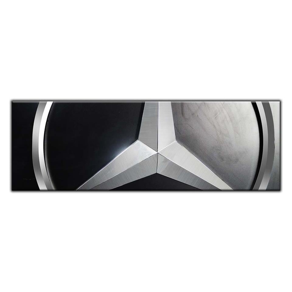 MERCEDES LOGO YATAY KANVAS TABLO ürününe, KANVAS TABLOLAR kategorisinden hemen satın alabilirsiniz.