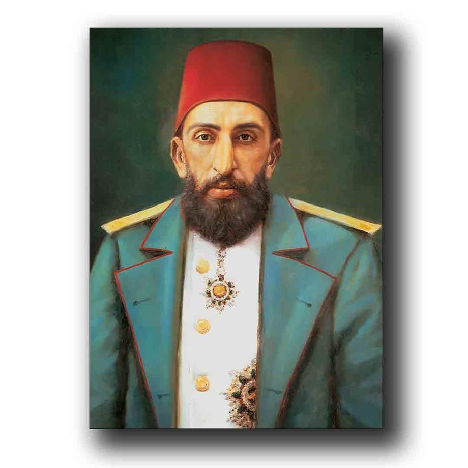 OSMANLI PADİŞAHI II. ABDÜLHAMİD HAN KANVAS TABLO ürününe, KANVAS TABLOLAR kategorisinden hemen satın alabilirsiniz.
