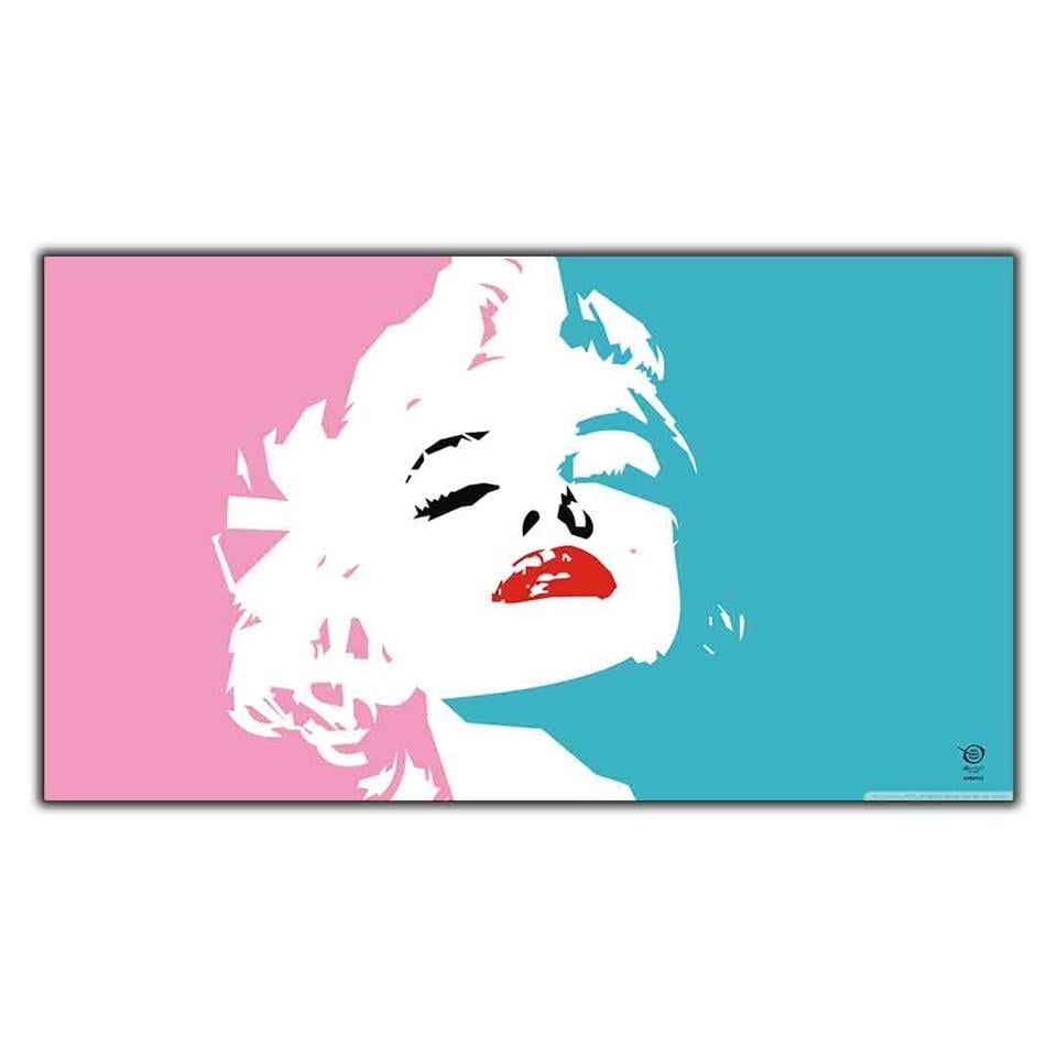 PEMBE VE MAVİ TEMALI MARILYN MONROE KANVAS TABLO ürününe, KANVAS TABLOLAR kategorisinden hemen satın alabilirsiniz.