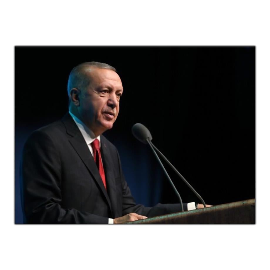 RECEP TAYYİP ERDOĞAN KANVAS TABLO ürününe, KANVAS TABLOLAR kategorisinden hemen satın alabilirsiniz.
