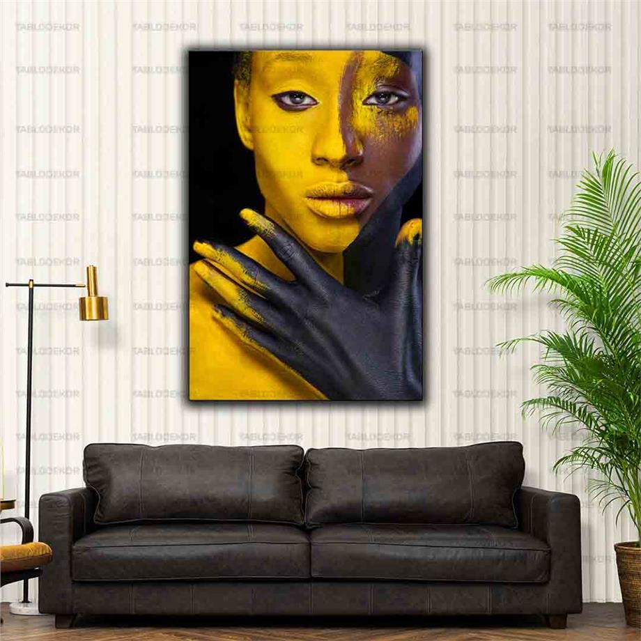 SARI BOYALI AFRIKALI KADIN KANVAS TABLO ürününe, KANVAS TABLOLAR kategorisinden hemen satın alabilirsiniz.