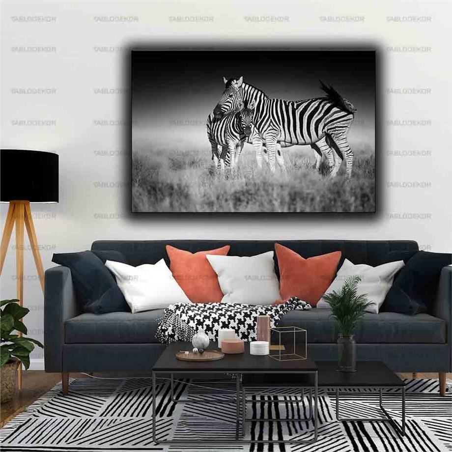 SIYAH BEYAZ ZEBRA KANVAS TABLO ürününe, KANVAS TABLOLAR kategorisinden hemen satın alabilirsiniz.