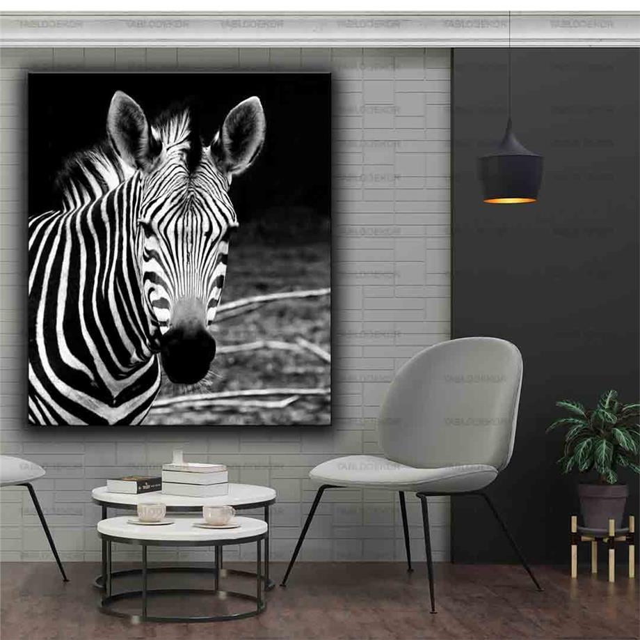 SİYAH BEYAZ ZEBRA PORTRESİ KANVAS TABLO ürününe, KANVAS TABLOLAR kategorisinden hemen satın alabilirsiniz.