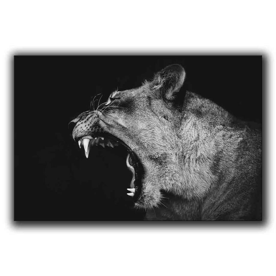 SİYAH BYEAZ KÜKREYEN ASLAN KANVAS TABLO ürününe, KANVAS TABLOLAR kategorisinden hemen satın alabilirsiniz.
