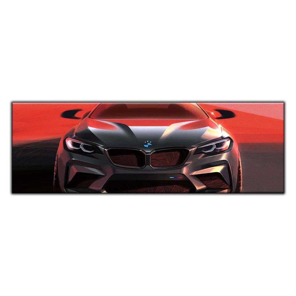 TASARIM BMW SPOR ARABA YATAY KANVAS TABLO ürününe, KANVAS TABLOLAR kategorisinden hemen satın alabilirsiniz.
