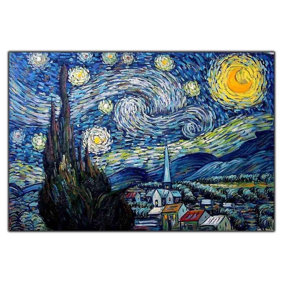 VİNCENT VAN GOGH-YILDIZLI GECE REPRODÜKSİYON YAĞLI BOYA TABLO ürününe, REPRODÜKSİYON YAĞLI BOYA TABLOLAR kategorisinden hemen satın alabilirsiniz.