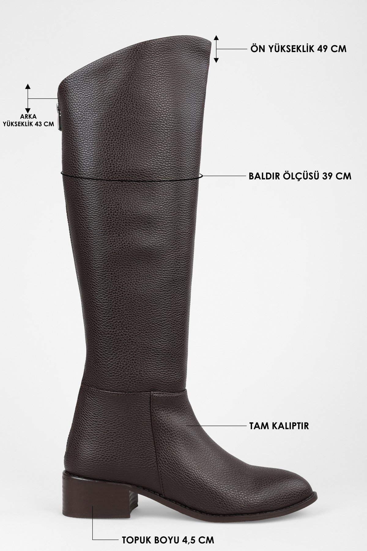 Kadın Breeze Kahve Cilt Çizme