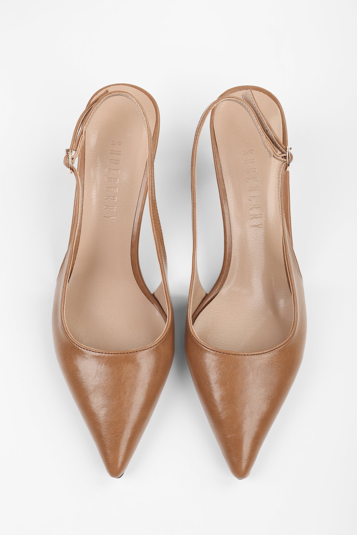 Kadın Estelle Karamel Cilt Stiletto