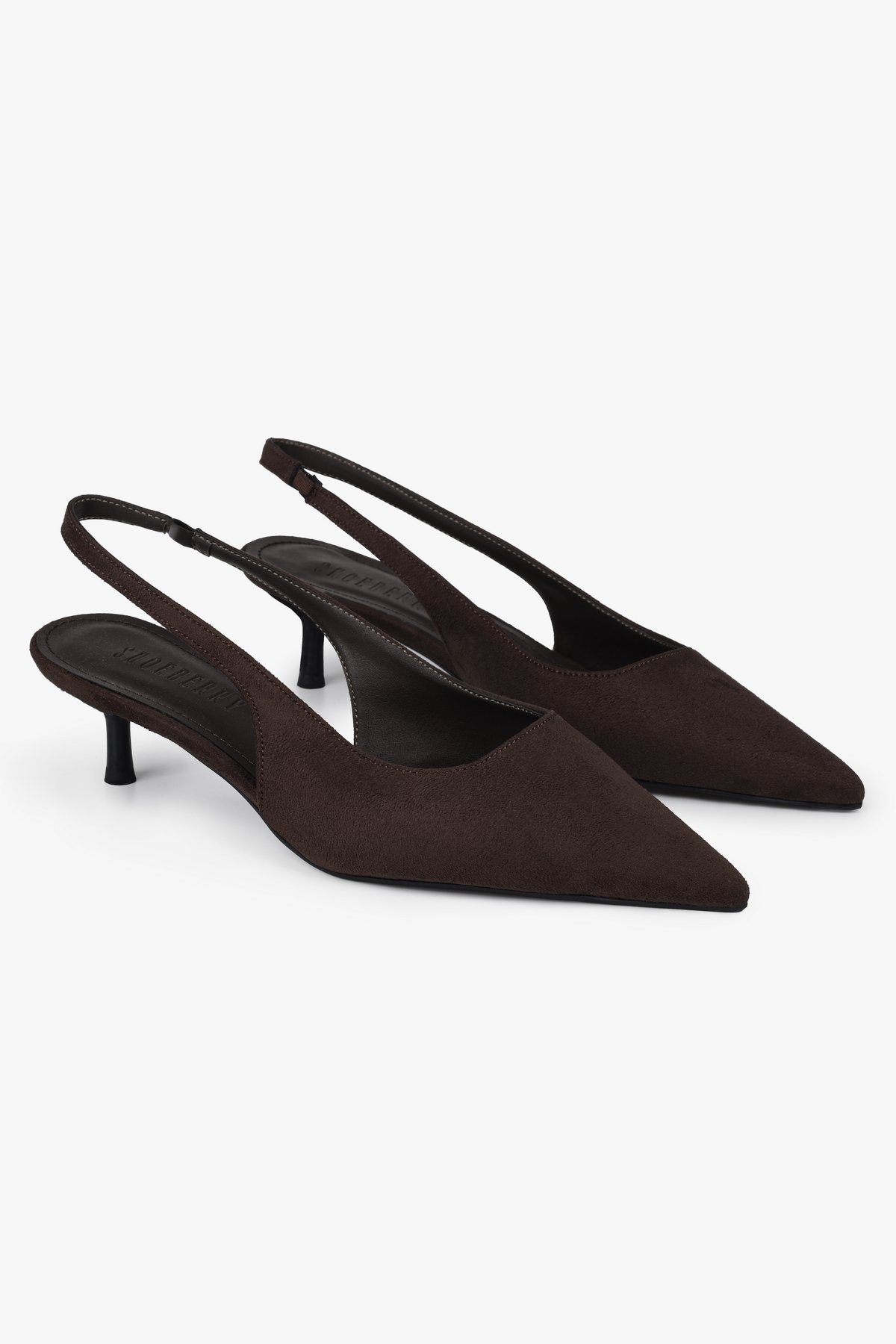 Kadın Kate Acı Kahve Süet Stiletto