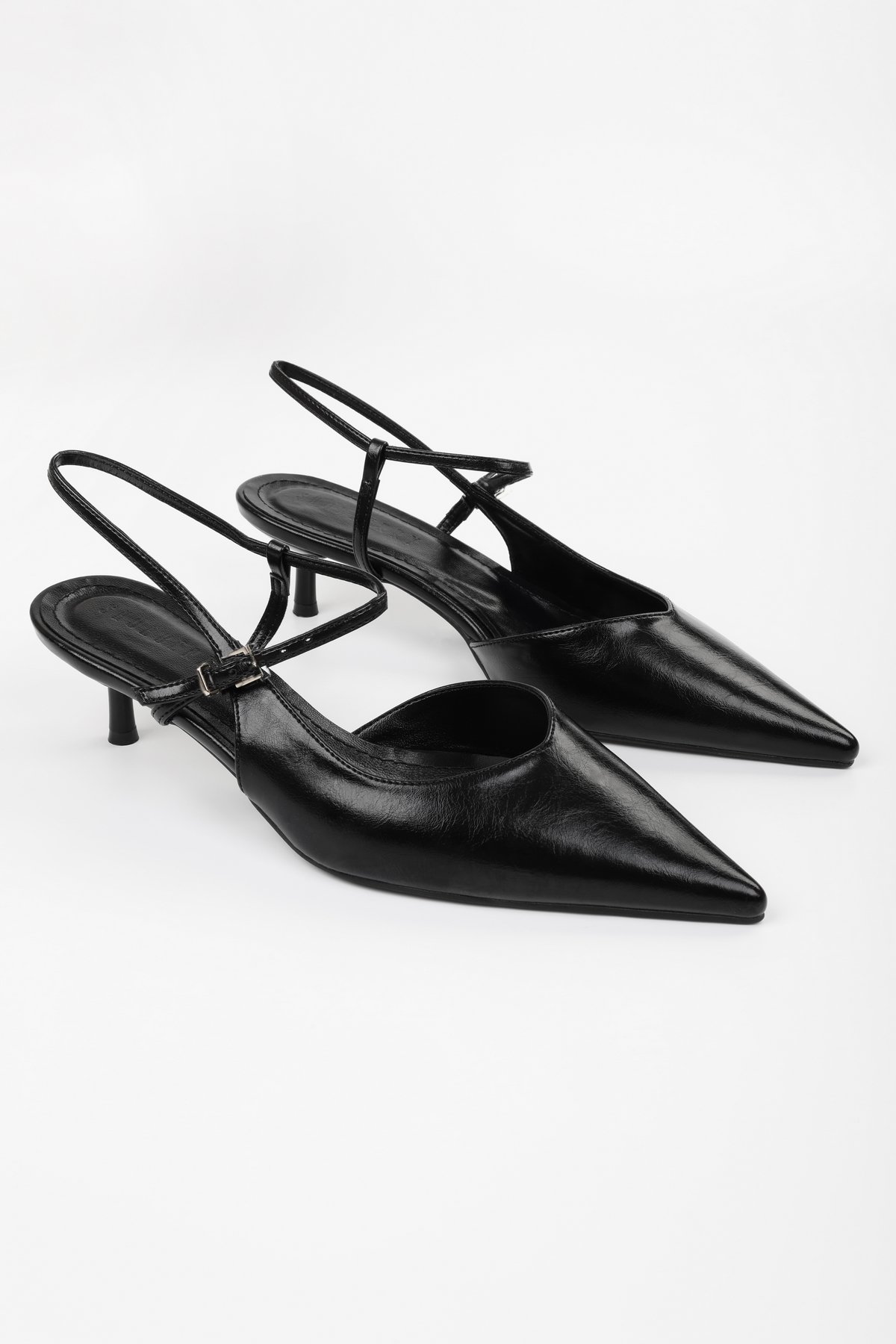 Kadın Lea Siyah Parlak Stiletto
